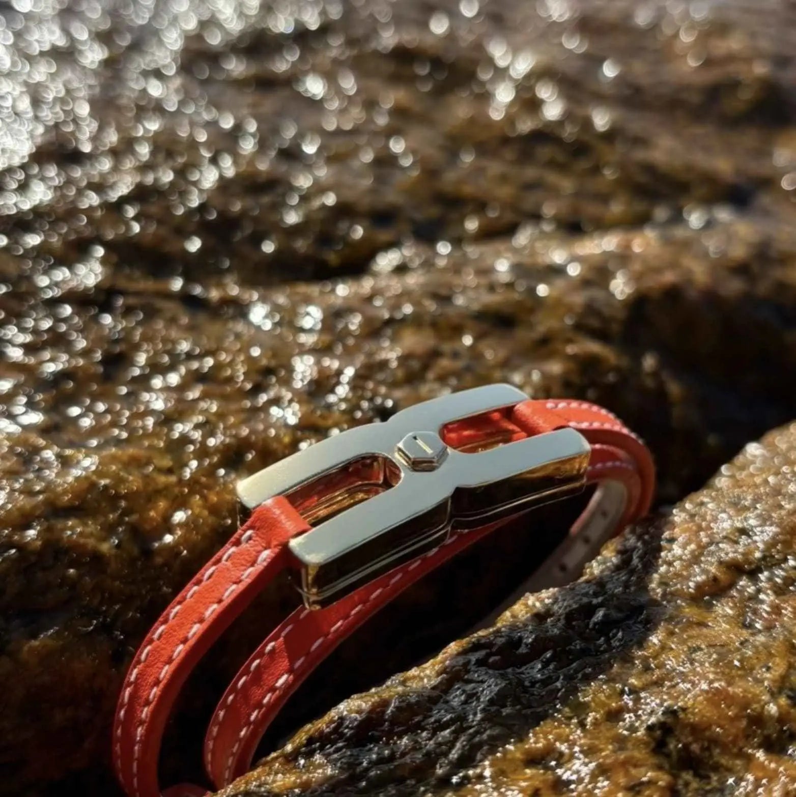Bracelet Alhiage en argent rhodié personnalisé, bijou commémoratif de naissance entretenu et nettoyé pour conserver son éclat d'origine