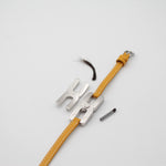 Bracelet Helys H en argent rhodié - bijou personnalisé femme fabrication française