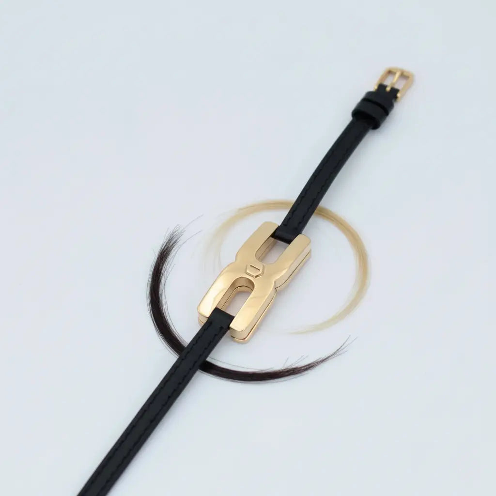 Bracelet Helys T or vermeil - bijou mémoriel personnalisable fait main en France