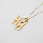 Collier Hera M or vermeil 18 carats - bijou mémoriel personnalisé mèche cheveux fabrication artisanale française