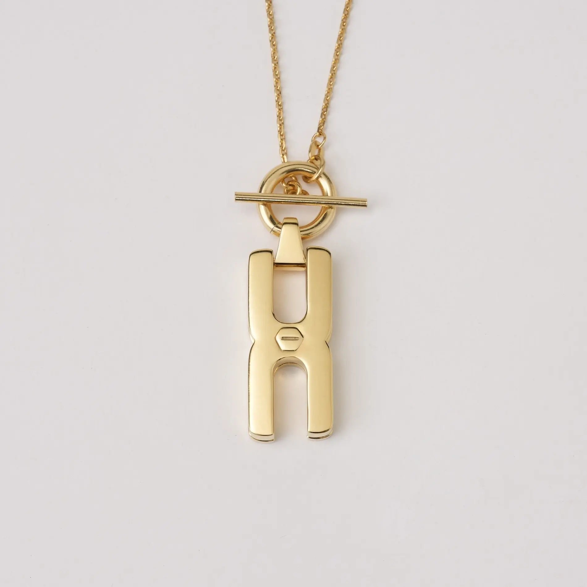 Bijou souvenir or vermeil - collier Hera M avec compartiment mèche cheveux personnalisé