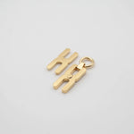 Pendentif Hera S en or vermeil 18 carats - bijou mémoriel avec anneau pour mèche de cheveux