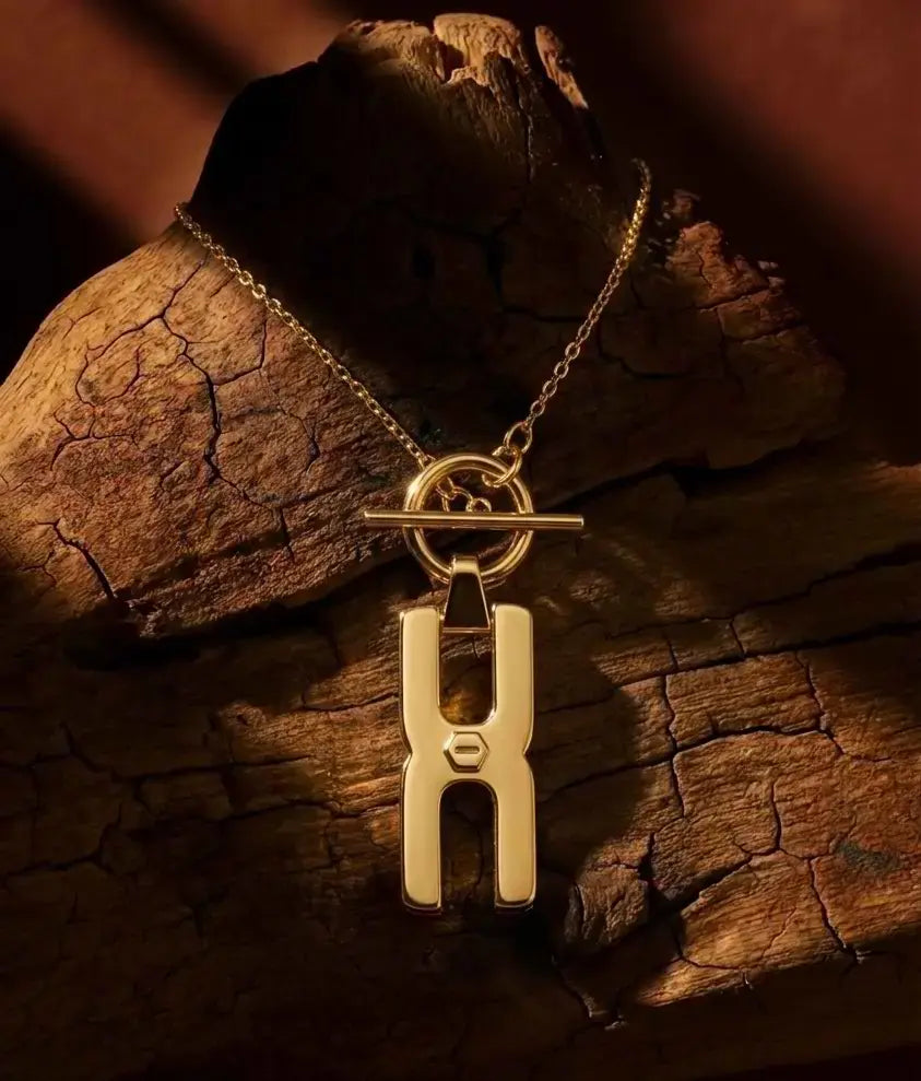 Bijou souvenir or vermeil - collier Hera M avec compartiment mèche cheveux personnalisé