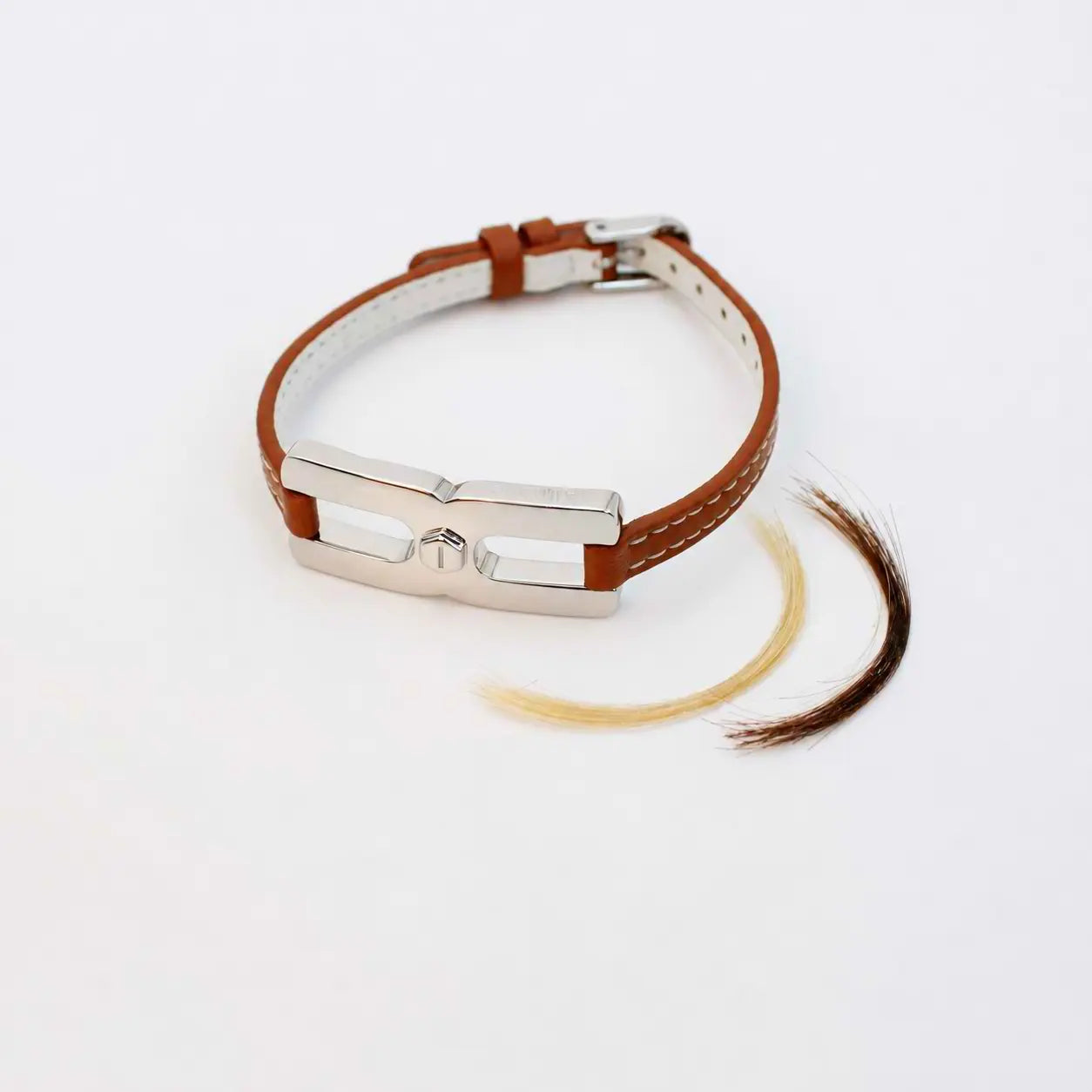 Bracelet Helys H en argent  personnalisable - bracelet cuir homme - fabrication française