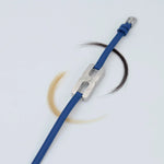 Détail bracelet argent rhodié - Helys K artisanal haut de gamme cadeau unique