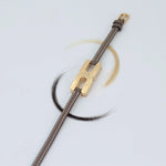 Détail du bracelet Helys T or vermeil - bijou personnalisé avec gravure et mèche de cheveux ou message