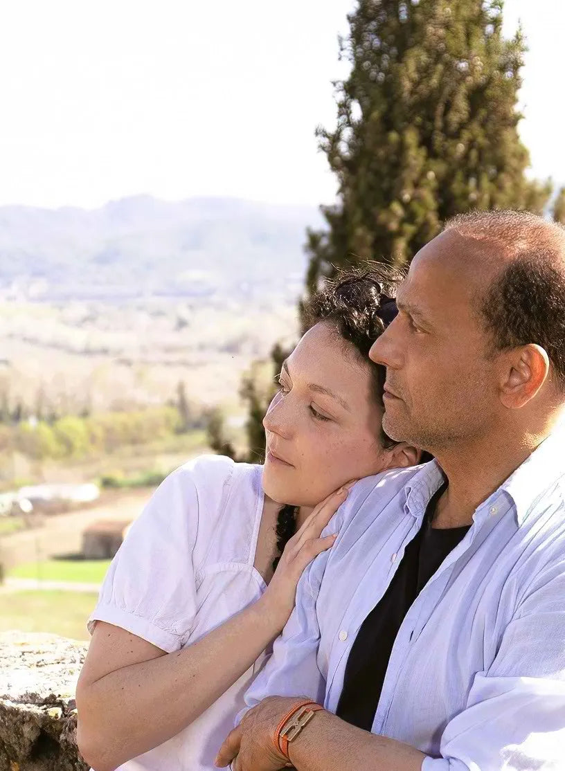 bracelet personnalisé argent rhodié-Design moderne fait main-Alhiage