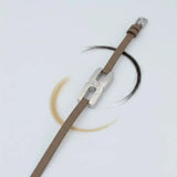 Bracelet Helys M argent rhodié porté au poignet - bijou commemoratif-personnalisable