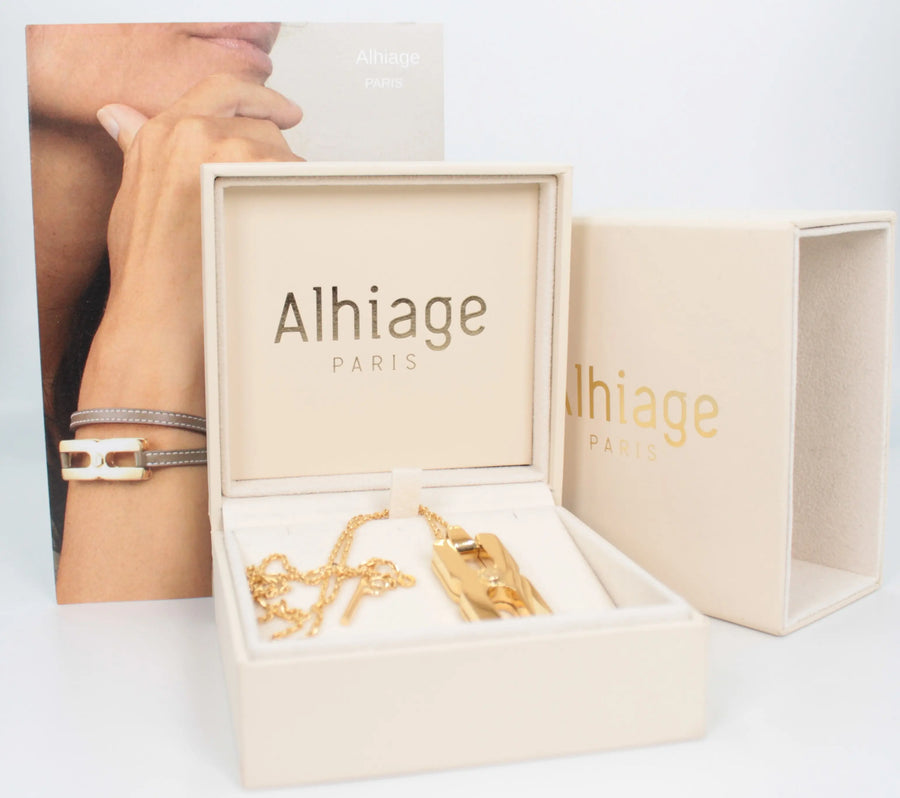 detail du packaging du bijou Alhiage