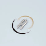 Pendentif argent rhodié femme - collier Hera R personnalisable artisan français Alhiage