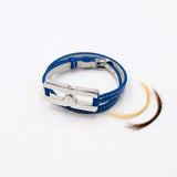 Bracelet argent rhodié femme - Helys K personnalisable - fabrication française Alhiage