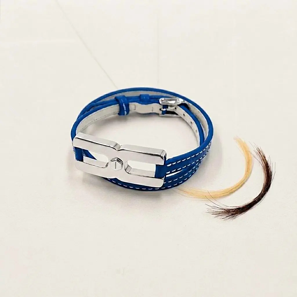 Bracelet argent rhodié femme - Helys K personnalisable - fabrication française Alhiage